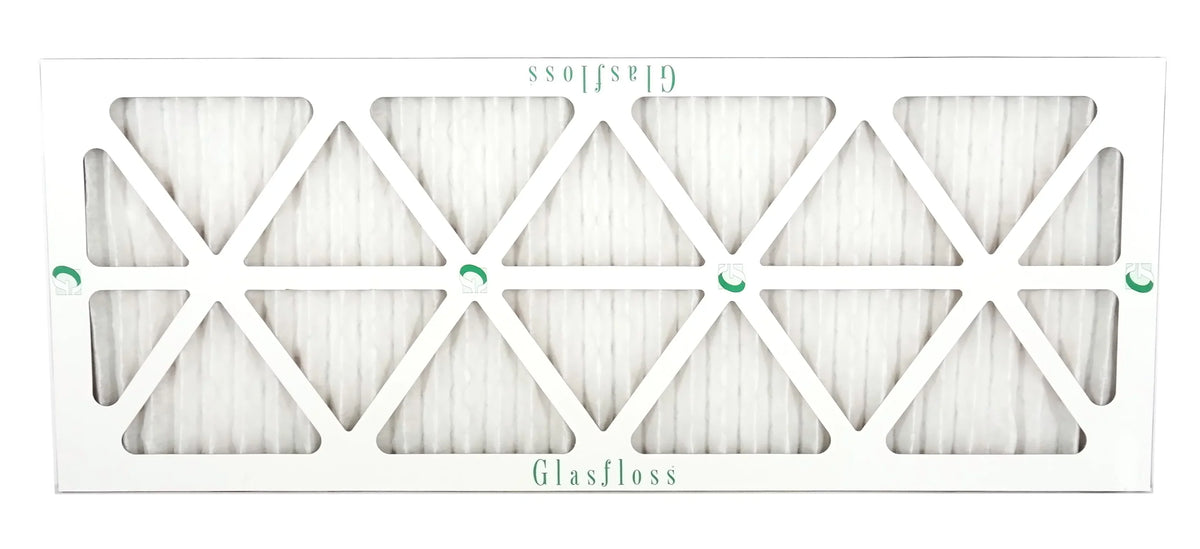 Glasfloss Air Filter 14x36x2 - 2" MERV 10 - (Pack of 6) - Pleated AC or HVAC Air Filter - Furnace Air Filter - Home or Office - Made In The USA.