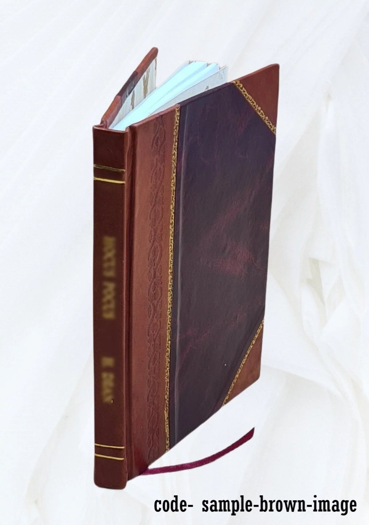 Le Bouquet des enfans, ou Alphabet instructif et amusant orné de 38 jolis sujets de gravure en taille-douce représentant des fruits et des fleurs 1815 [Leather Bound]