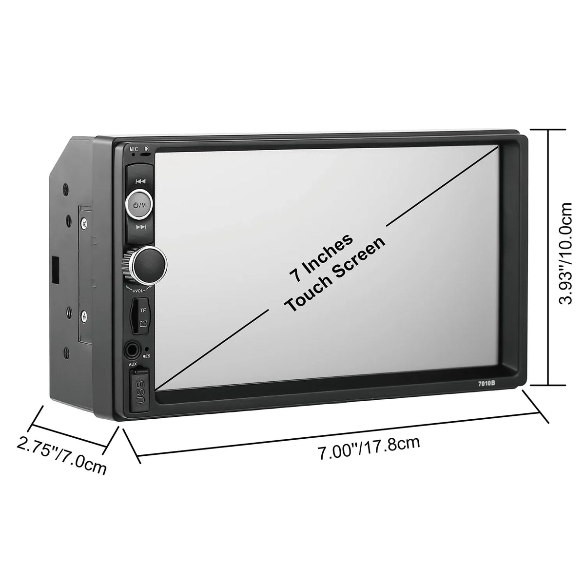 New 7" Car MP5 Radio, iMounTEK HD Touch Screen Car Multimedia Player, FM AUX USB TF Input, with Backup Camera
