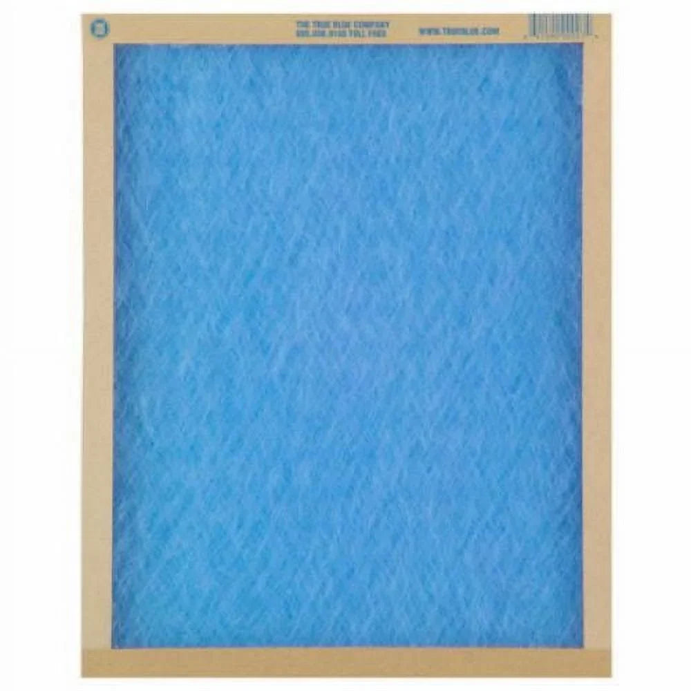 True Blue 118361 18" x 36" x 1" FLatitude Panel Spun Fiberglass Disposable Furnace Air Filter MERV 2 - Quantity of 12