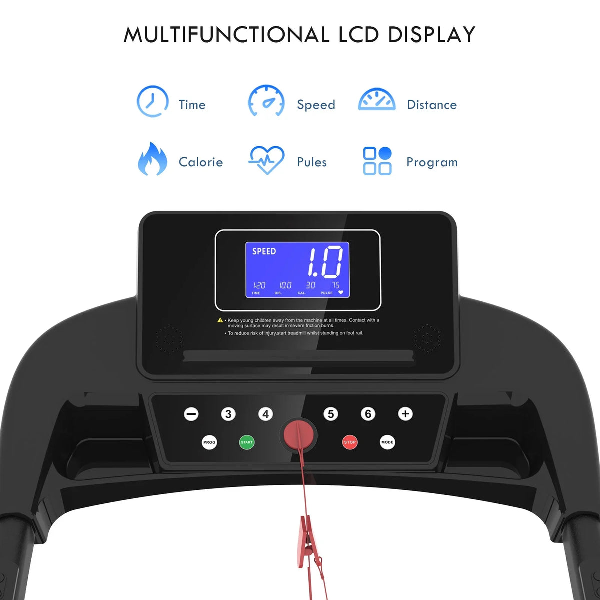 FLIMDER Walking Pad, Sturdy & Durable Under Desk Treadmill, Folding Treadmill with 300LBS Capacity, Beautifully Designed InstalLatitudeion-Free Treadmills for Home Bluetooth Speaker