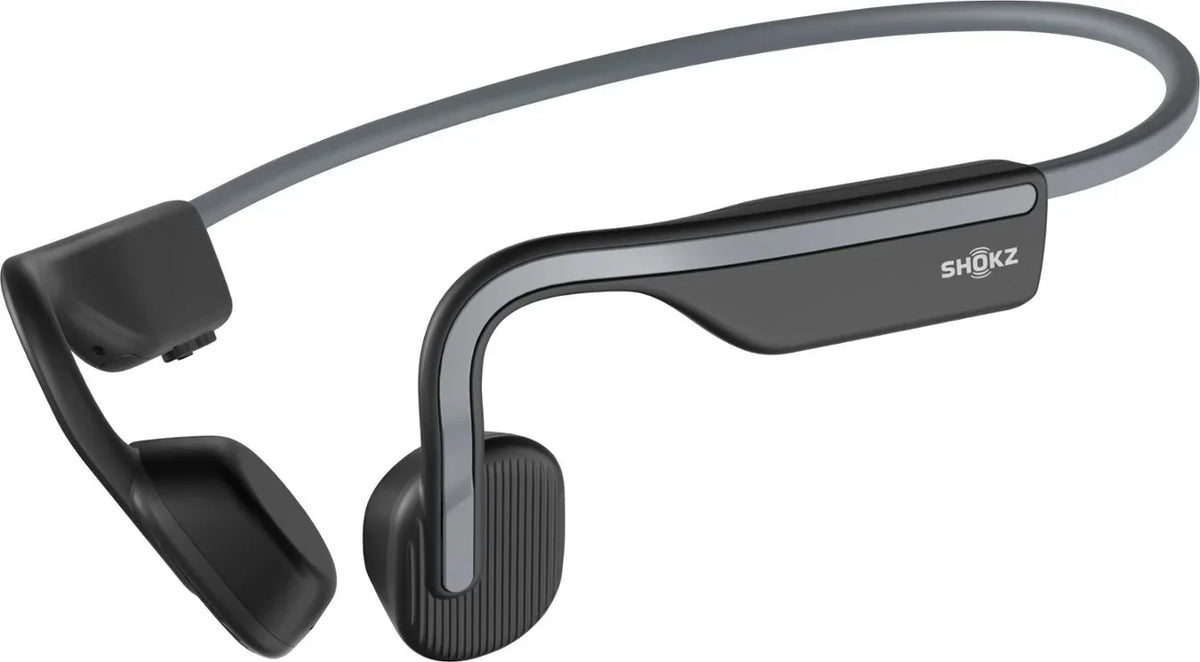 Restored Shokz OpenMove Bone Conduction Open Ear Lifestyle/Sport Headphones - Gray (Refurbished)