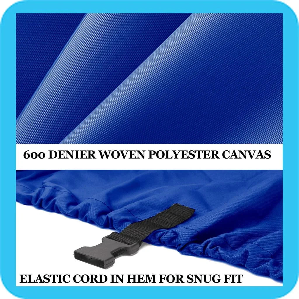 BLUE, GREAT QUALITY BOAT COVER Compatible for FOUR WINNS SUNDOWNER 225 CUDDY I/O 1996-2002
