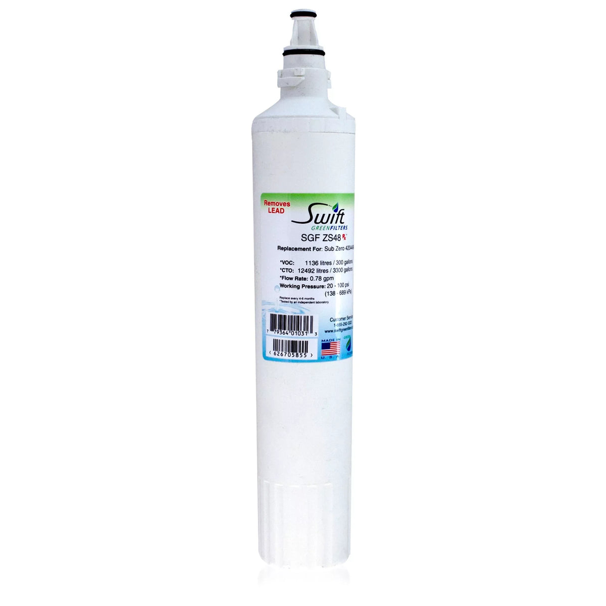Swift Green's SGF-ZS48 Rx OEM Replacement For Sub Zero 4204496