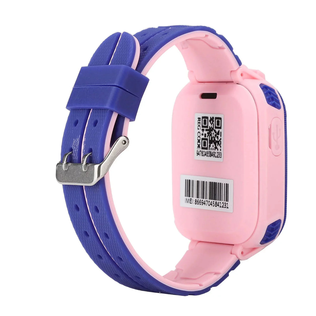 Fyearfly Relojes Digitales para niños, Reloj Inteligente a Prueba de Agua Reloj de Pulsera Digital multifunción para niños para IOS/AndroidQ12, Relojes para niños Reloj para Exteriores(Rosado)