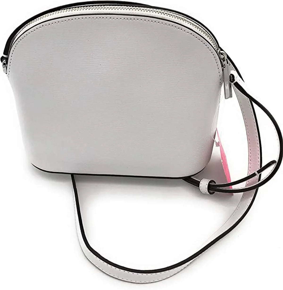 Kate Spade MEDIUM DOME CROSSBODY sylvia perforated optic white
