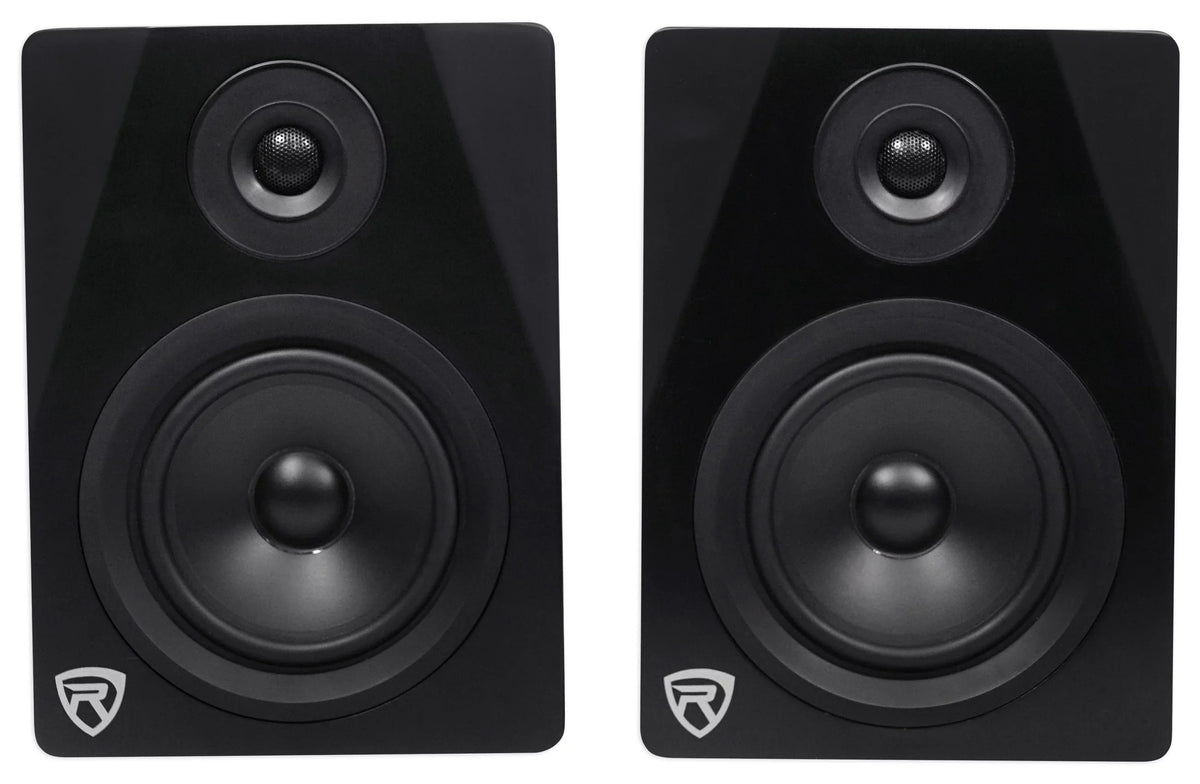 Polk Audio MM6502 6.5” 750w Component Car Speakers+Free Powered Monitor Speakers
