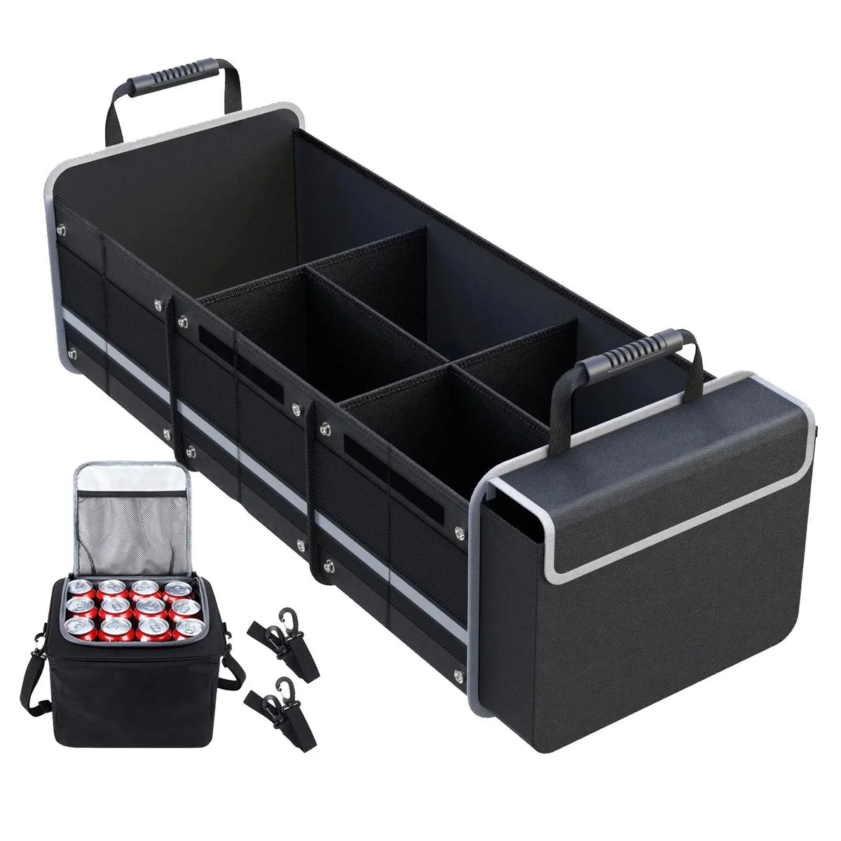 Car Trunk Organizer Waterproof Collapsible Cargo Storage Container for Sedans