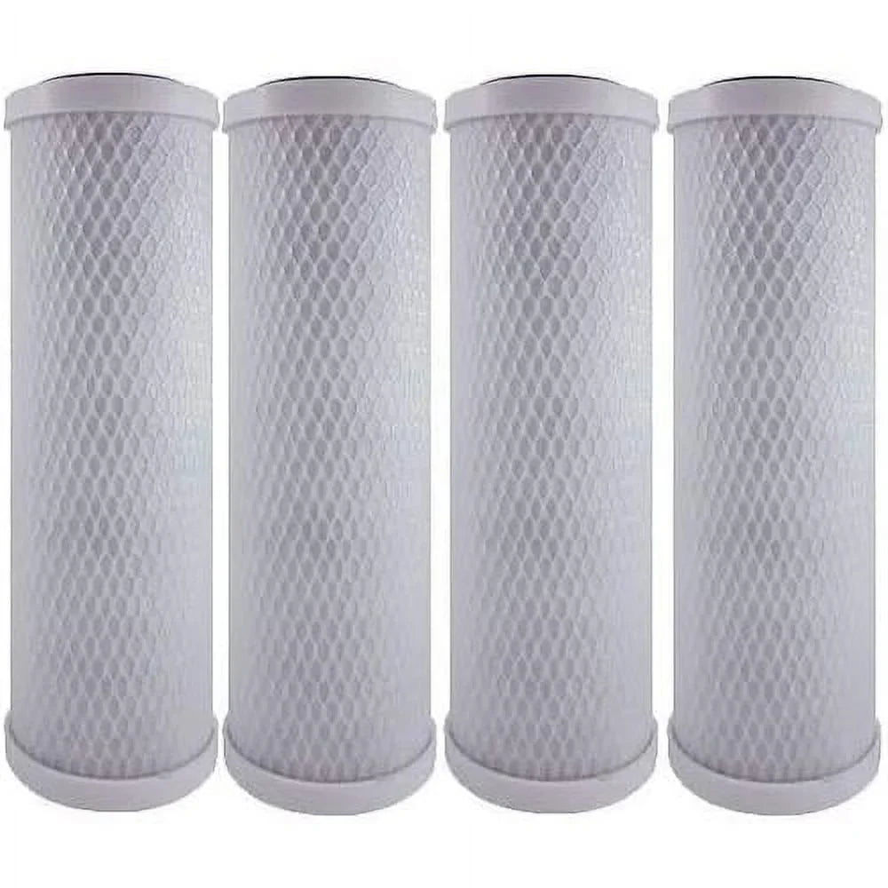American Water s 4-Pack Replacement GXWH04F Activated Carbon Block Filter - Universal 10 Inch Filter For HOUSEHOLD PRE-FILTRATION SYSTEM