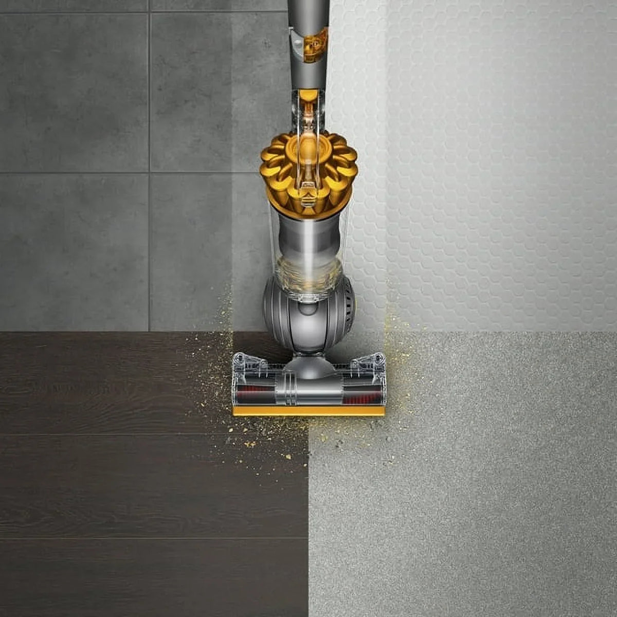 Open Box Dyson UP19 Ball 2 Upright Vacuum Yellow/Iron 334175-02 NO ACCESSORIES