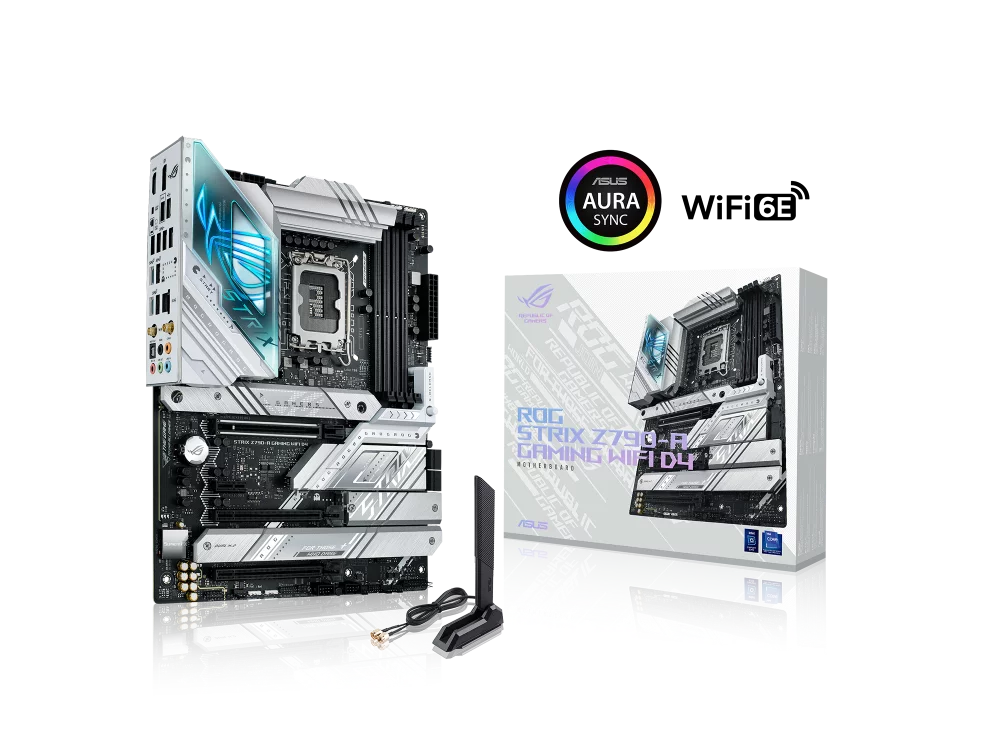 ASUS ROG Strix Z790-A Gaming WiFi D4 LGA1700(Intel 14th& 13th & 12th  Gen) ATX gaming motherboard(16+1 power stages,DDR4,4xM.2 slots, PCIe® 5.0,WiFi 6E,USB 3.2 Gen 2x2 Type-C® with PD 3.0 up to 30W)