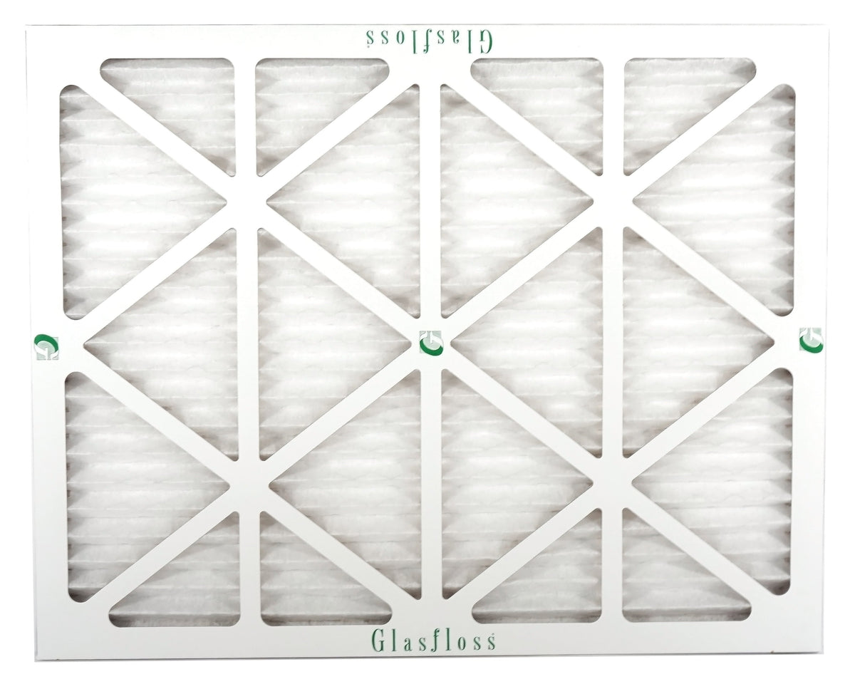 Glasfloss Air Filter 20x22x2 - 2" MERV 10 - (Pack of 6) - Pleated AC or HVAC Air Filter - Furnace Air Filter - Home or Office - Made In The USA.