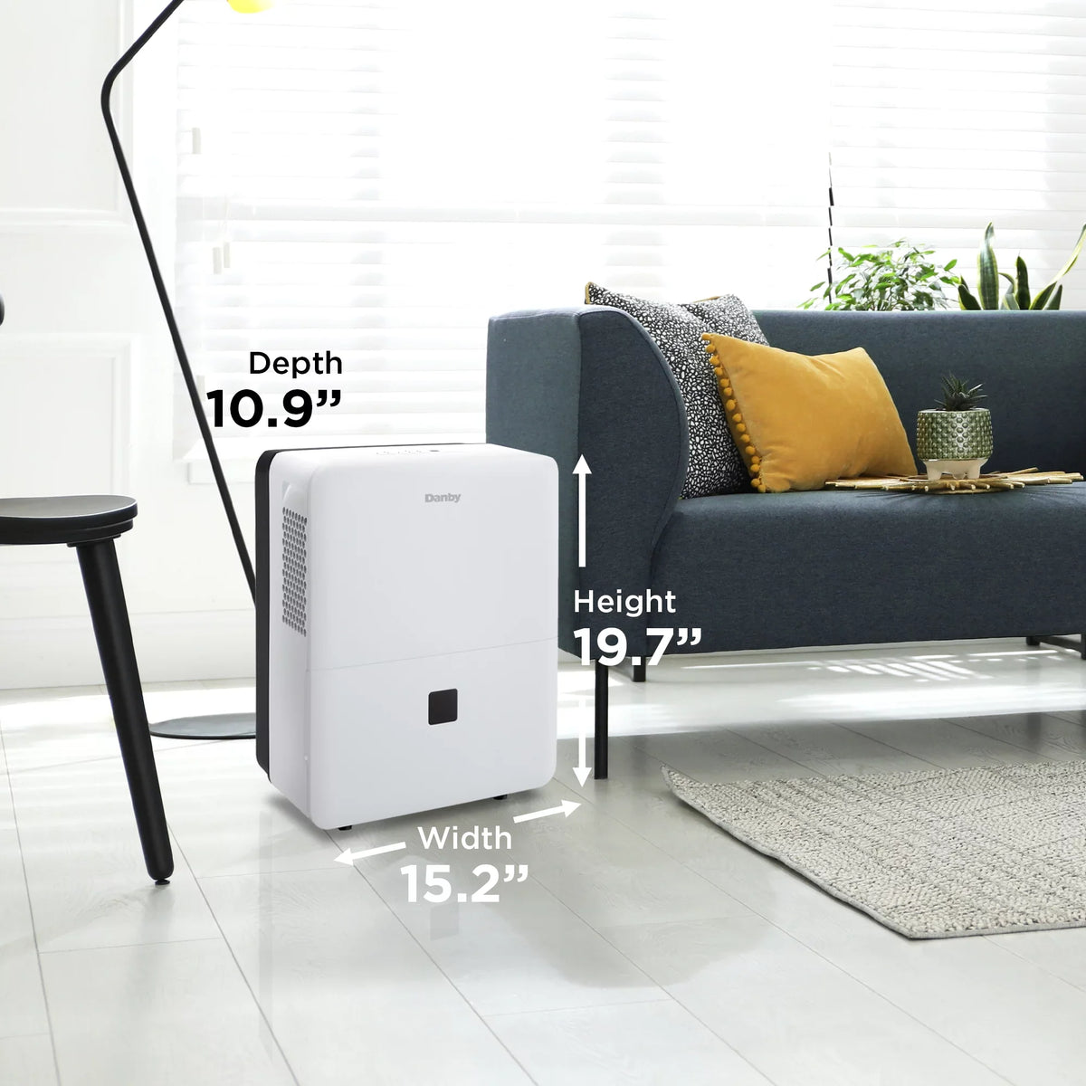 Danby DDR020BJWDB-ME 22 Pint Dehumidifier in White