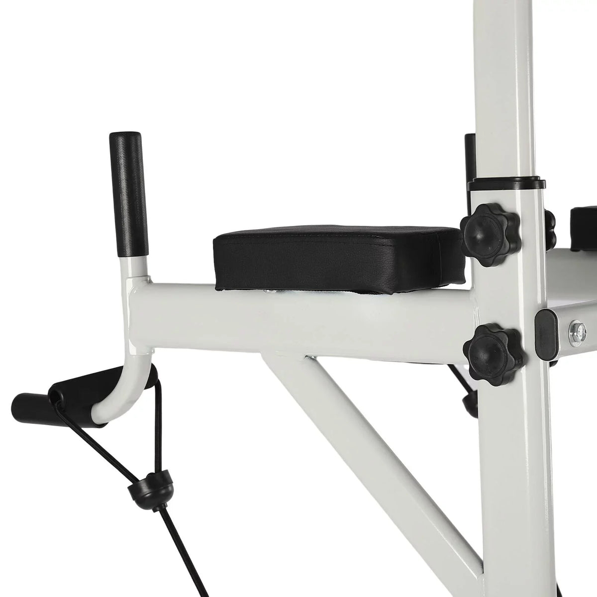 Home Gym Power Tower Dip Station Chin Up Bar Power Tower Pull Push Home Gym Black Adjustable Height