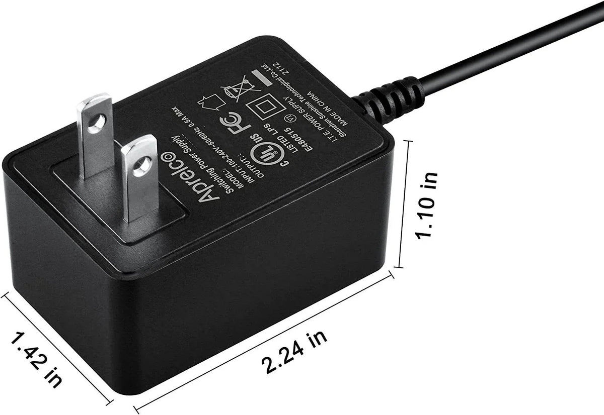Aprelco UL Listed AC / DC Adapter For Stamina Products 55-1527 55-1527B 55-1527C 551527 551527B 551527C Elliptical Fitness Equipment Power Supply Cord Cable PS Wall Home Charger Mains PSU