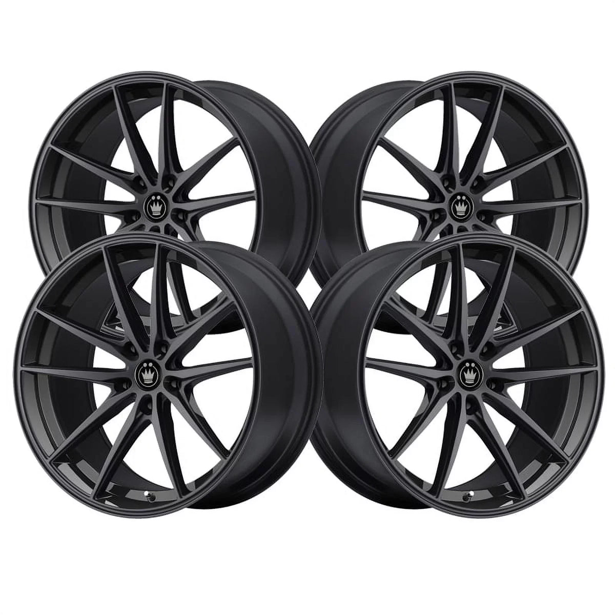 Konig 37B Oversteer 16x7.5 5x100 +45et Gloss Black Wheel