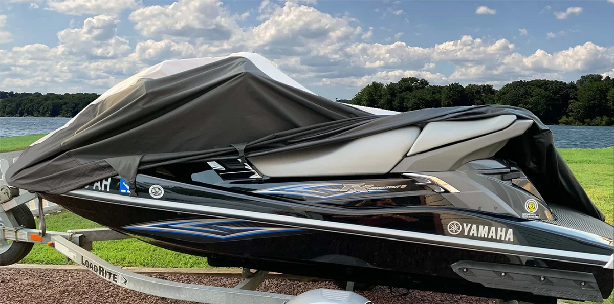 SUPER HEAVY-DUTY PWC 600D JET SKI Cover Compatible for Sea Doo Sea-Doo Bombardier 1996-1999 GSX GSX Ltd Jet Ski PWC Cover 1-2 Seater
