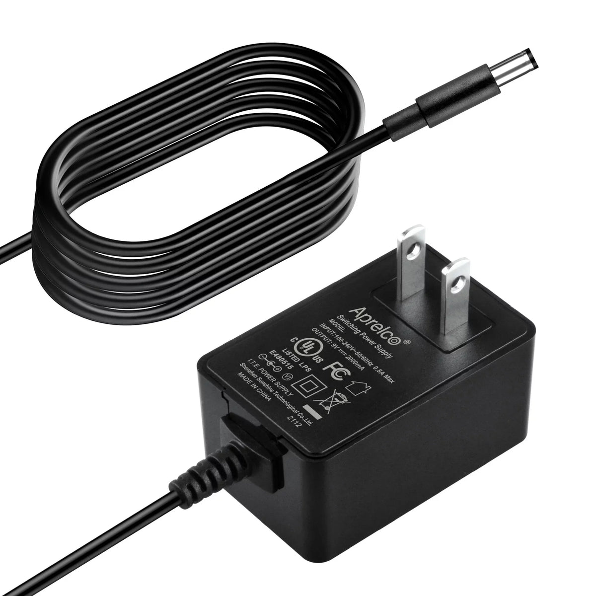 Aprelco UL Listed AC / DC Adapter For Stamina Products 55-1527 55-1527B 55-1527C 551527 551527B 551527C Elliptical Fitness Equipment Power Supply Cord Cable PS Wall Home Charger Mains PSU