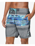 SPEEDO Mens Horizon Bondi Gray Drawstring, Stretch Shorts XXL