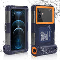 UrbanX Professional [15m/50ft] Swimming Diving Surfing Snorkeling Photo Video Waterproof Protective Case Underwater Housing for  Xperia XA1 And all Phones Up to 6.9 Inch LCD with Lanyard