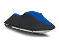 BLACK / BLUE HEAVY-DUTY, 600 DENIER Jet Ski Cover Compatible for Watercraft jetski Kawasaki Ultra 310X SE 2014 2015 2016 2017 2018 2019 2020