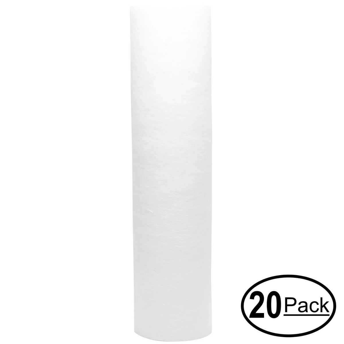 20-Pack Replacement for Anchor Water Filter AF-5001 Polypropylene Sediment Filter - Universal 10-inch 5-Micron Cartridge for Anchor Water Filters 4 STAGE RO SYSTEM - Denali Pure Brand
