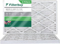 Filterbuy 20x36x1 MERV 8 Pleated HVAC AC Furnace Air Filters (3-Pack)