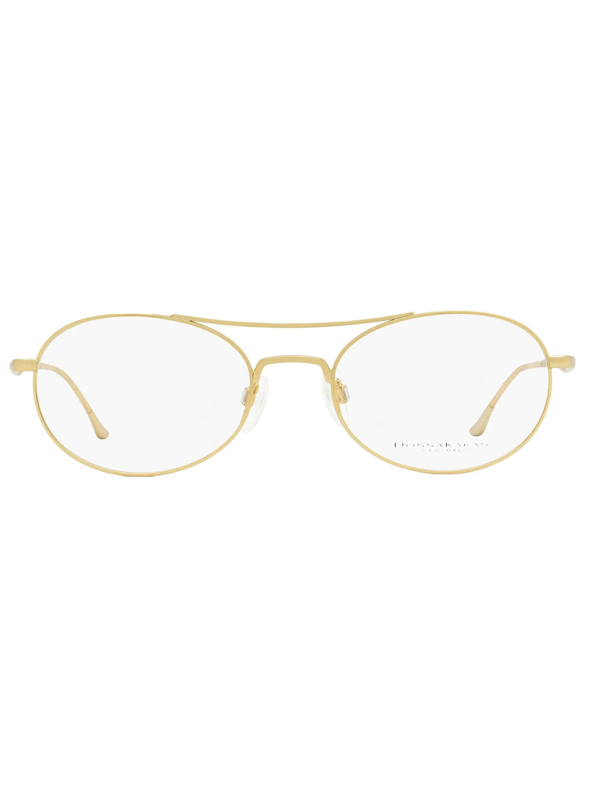 Donna Karan DO1001 Full Rim Oval Gold Eyeglasses