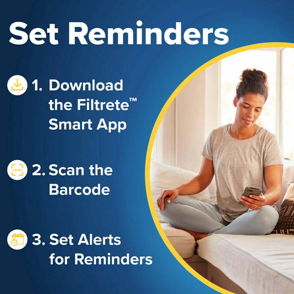 Filtrete 16x24x1 Air Filter, MPR 1500 MERV 12, Advanced Allergen Reduction, 4 Filters