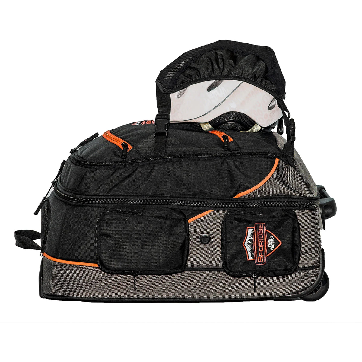 Sportube Cabin Cruiser Wheeled Carry On Padded Gear & Boot Bag, Orange