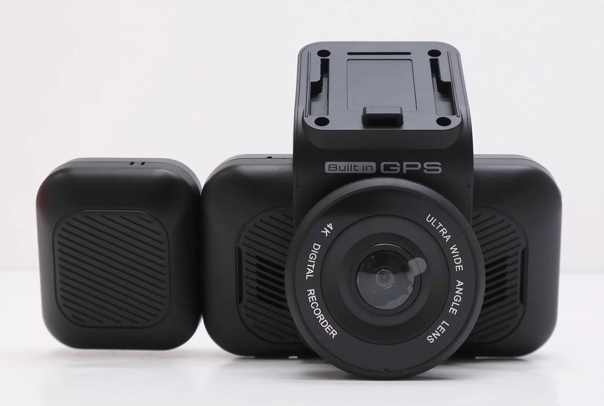 Owned Rexing V5 Plus BBYV5PLUS 3-Channel 4K Dash Cam w/ 3" LCD FULL SET Grade A