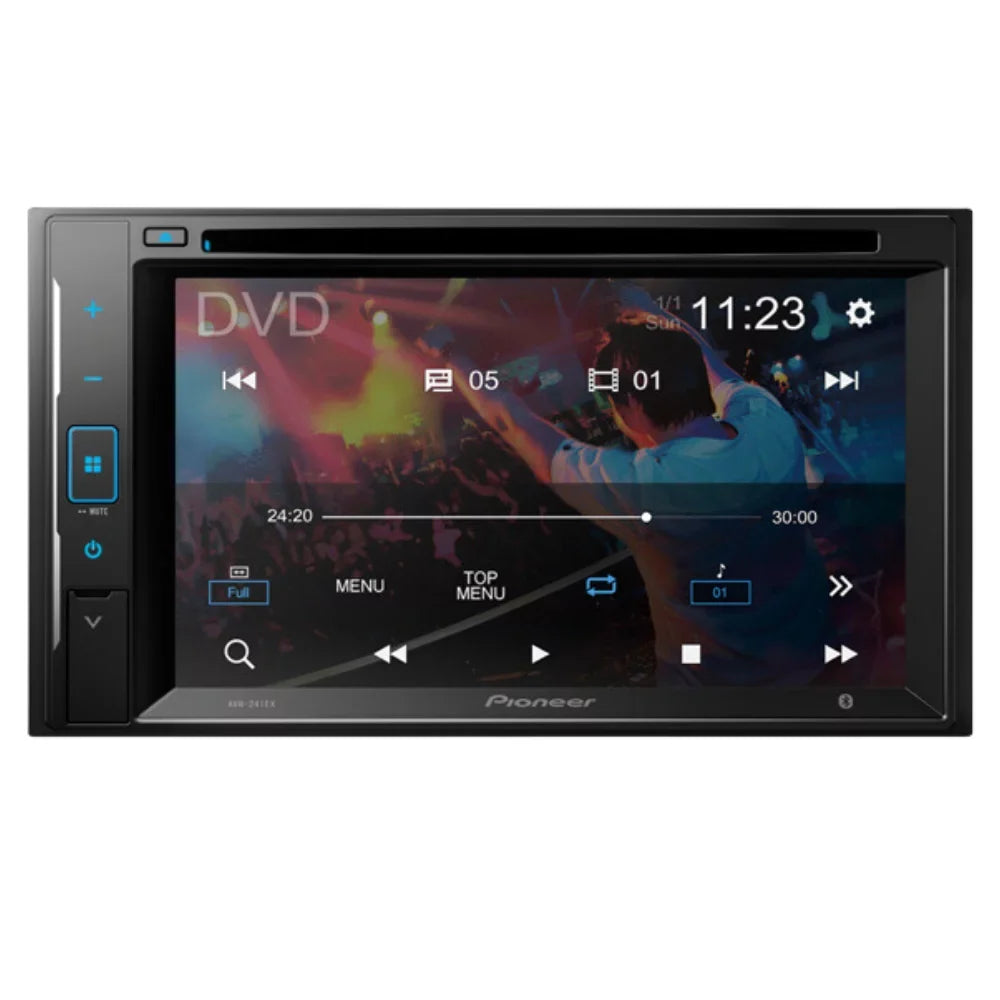KIT4854 Bundle for 2002-2004 Chevrolet S-10 Pickcup W/ Pioneer AVH-241EX Double DIN Car Stereo with Bluetooth/Backup Camera/Install Kit/in-Dash DVD/CD AM/FM 6.2" Touchdisplay Digital Media Receiver