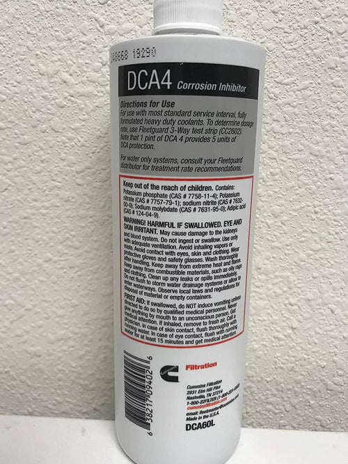 12/Pack Fleetguard Cooling System DCA60L