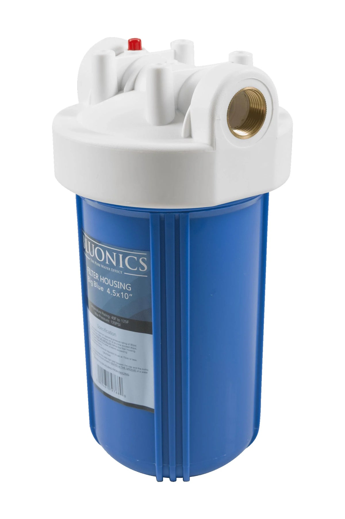 Bluonics 10" Big Blue Whole House Filter 4.5 x 10 Carbon Charcoal Block Filter Cartridge for Chlorine, Pesticides, Insecticides, Bad Taste and Odor