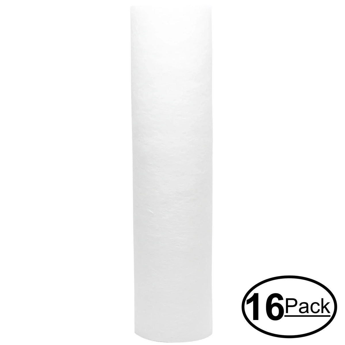 16-Pack Replacement for Culligan RVF-10 Polypropylene Sediment Filter - Universal 10-inch 5-Micron Cartridge for Culligan RVF-10 Exterior Water Filter - Denali Pure Brand