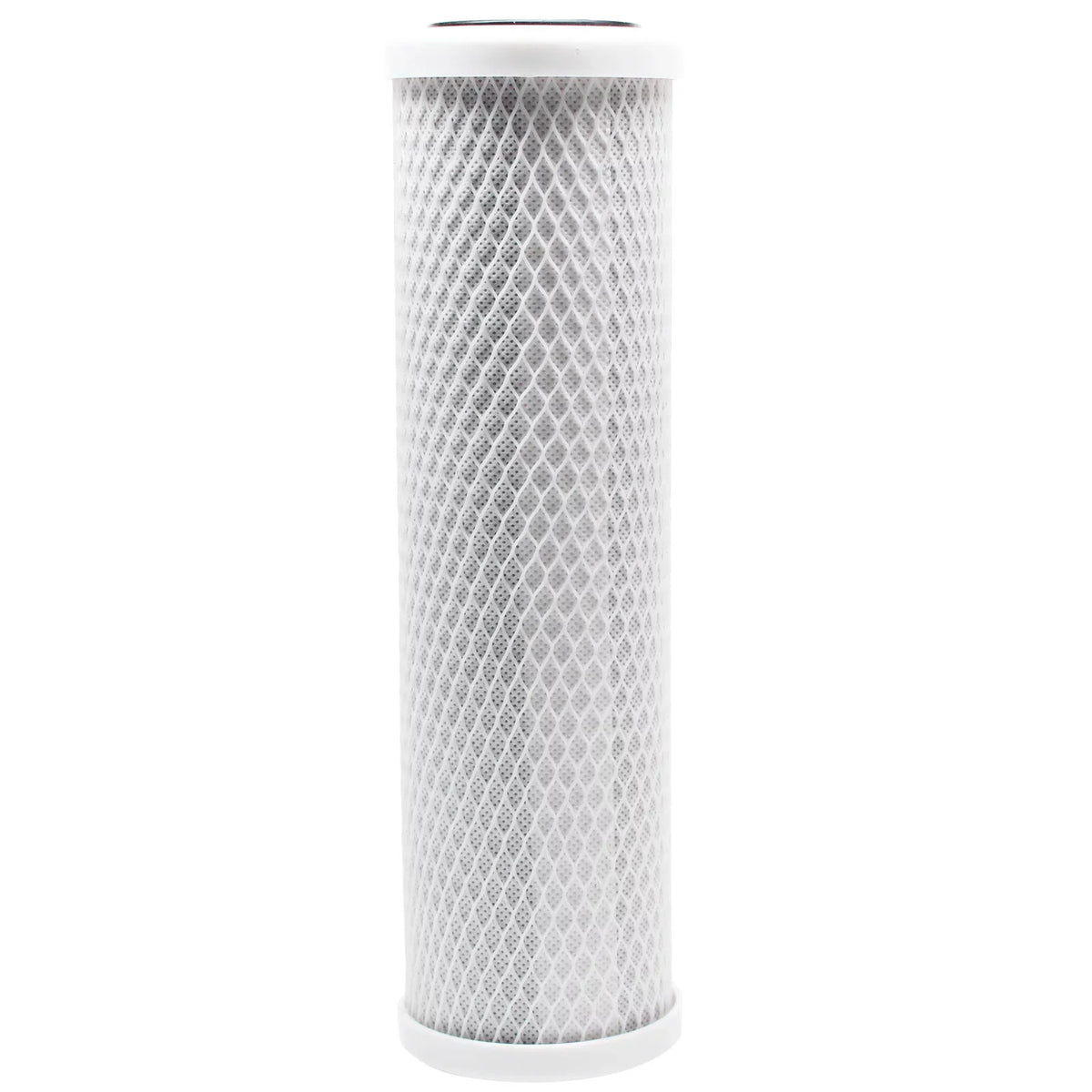 10-Pack Replacement for MaxWater 101048 Activated Carbon Block Filter - Universal 10 inch Filter for MaxWater 5 stage 125 gpd reef aquarium reverse osmosis water System - Denali Pure Brand