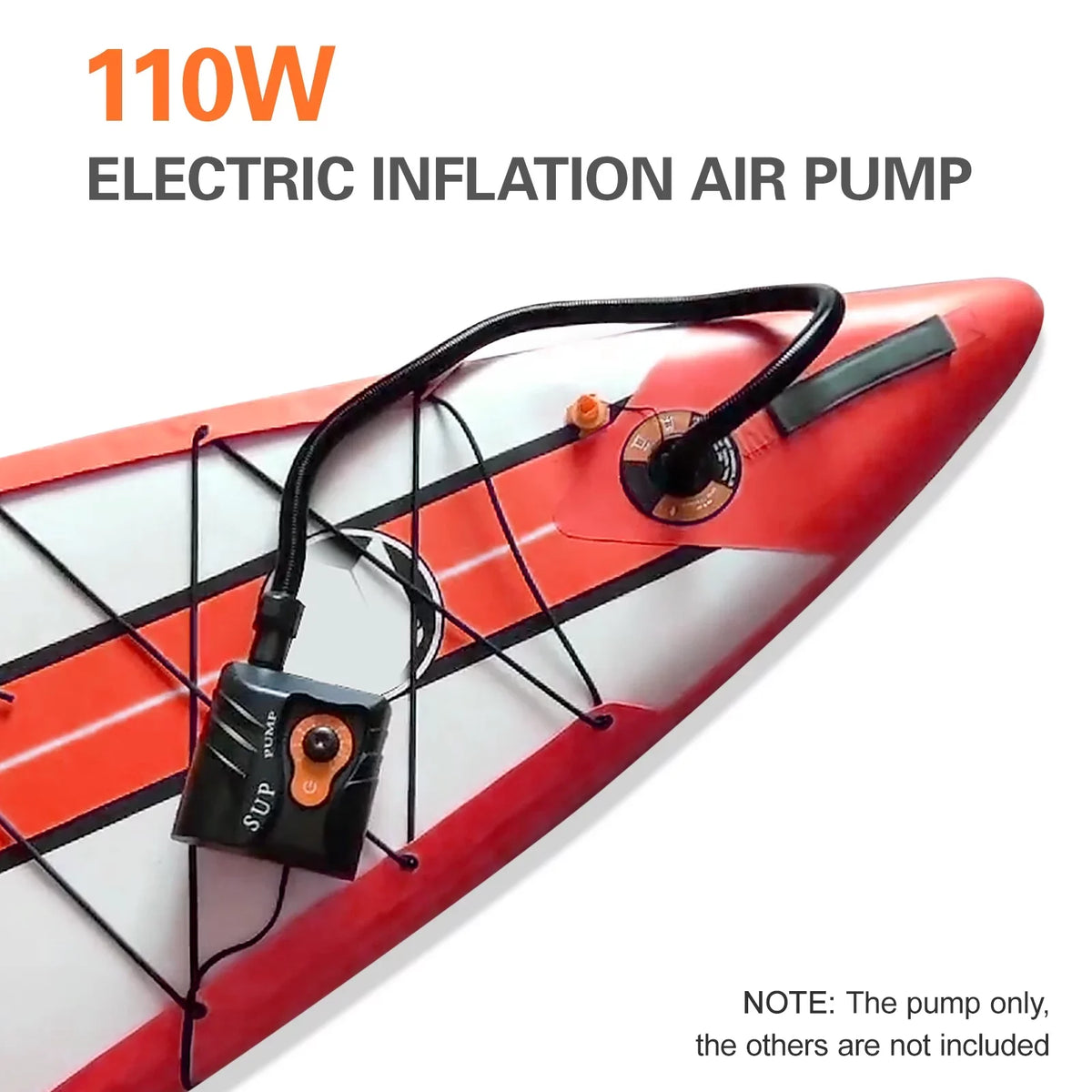 Dcenta Exclusive 16 PSI Electric InfLatitudeion Air Pump with 6 Nozzles for InfLatitudeables and Boats
