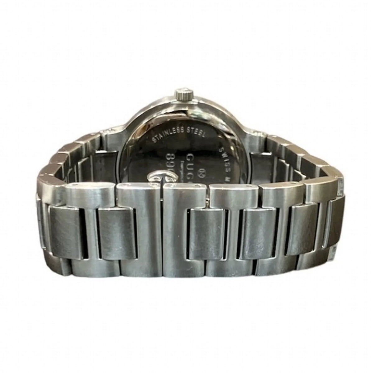 Pre-Owned Gucci GUCCI 8900M quartz silver watch ladies (Good)