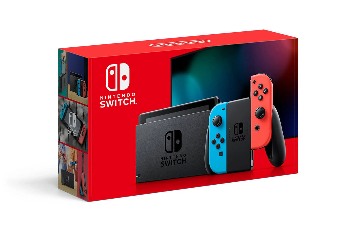Nintendo Switch Console With Neon Red/Blue Joy-Con (2019)