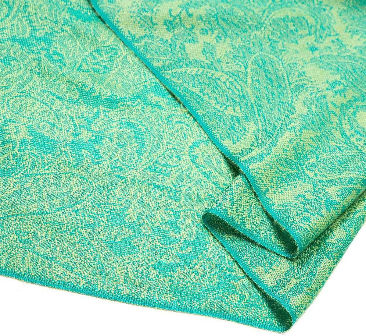 Becolored Paisley Pashmina Silk Scarf Shawl Jacquard Cashmere Wrap Stole Two Tones Reversible